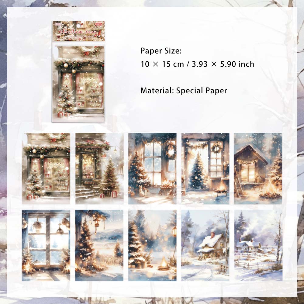 30 Sheets Fantasy Windows Door Scrapbook Paper CXYX