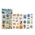 2 Sheets Vintage Oil Painting Museum Frame Card Stickers - Van Gogh