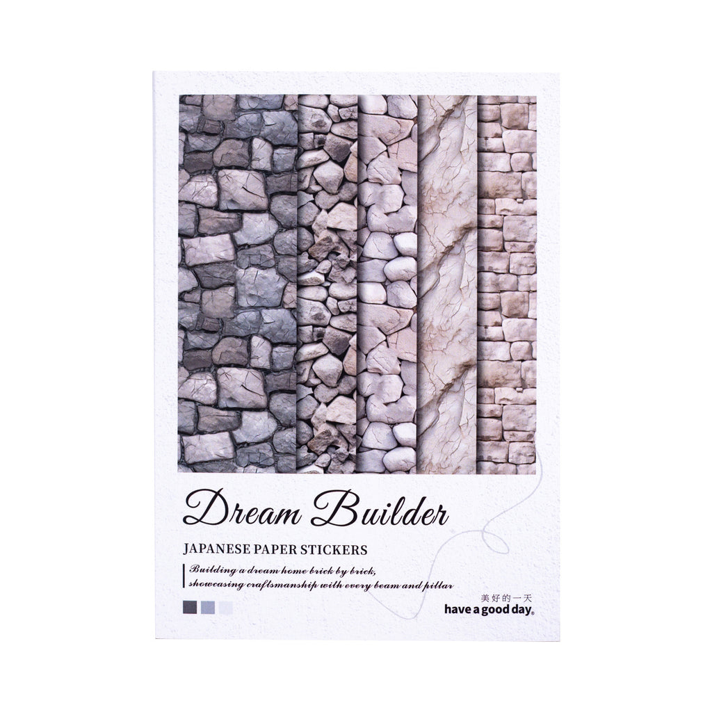 10 Pcs Wall Texture Scrapbook Stickers MXJZS