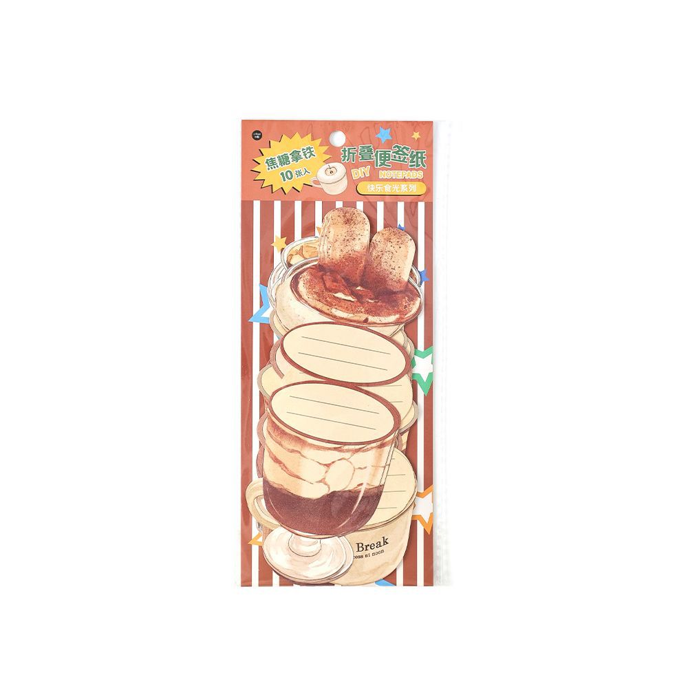 10 Sheets Food Drink Double-Side Notepad Paper KLSG
