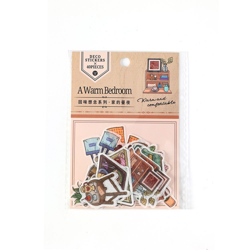 40 Pcs Home Life Washi Stickers HWXN