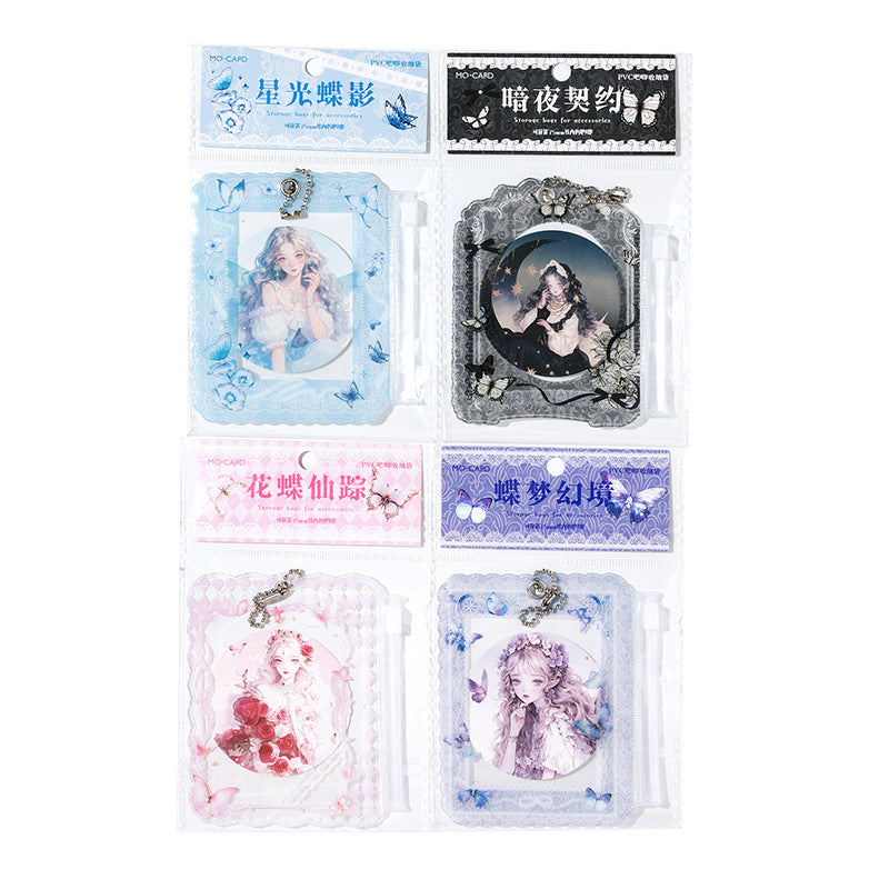 1 Pc Hangable Decorative PVC Card Bag DYXM