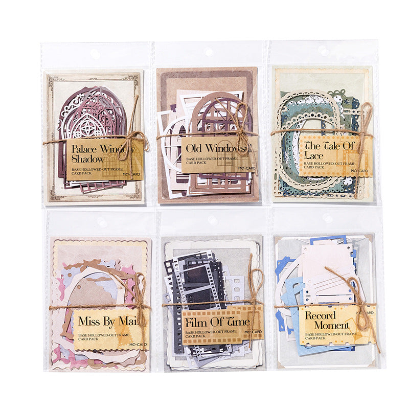 15 Pcs Hollow Cutout Scrapbook Paper KKSJ