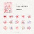 30 Pcs Holographic Flower Stickers QMHJ