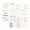40 Sheets Floral Scrapbook Paper and Stickers MRPT