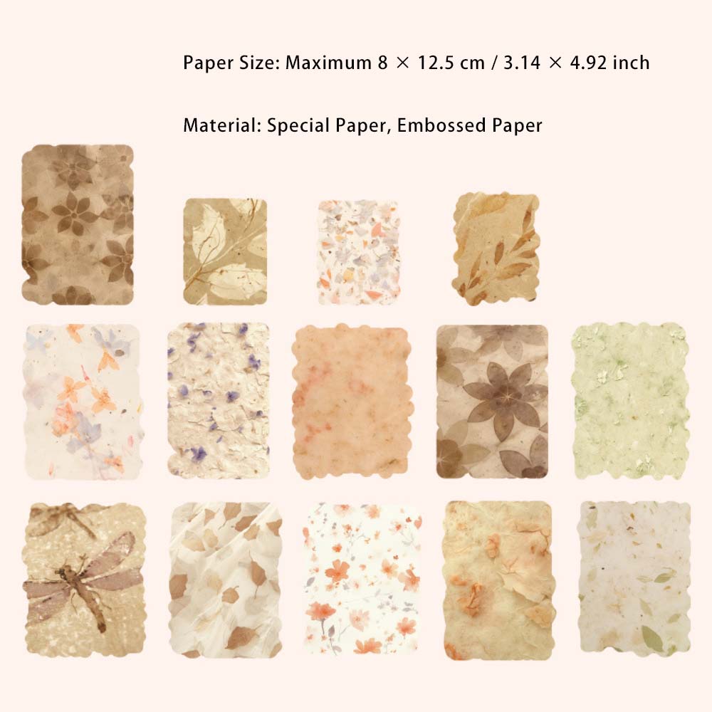 28 Sheets Embossed Paper and Scrapbook Paper QTGJ