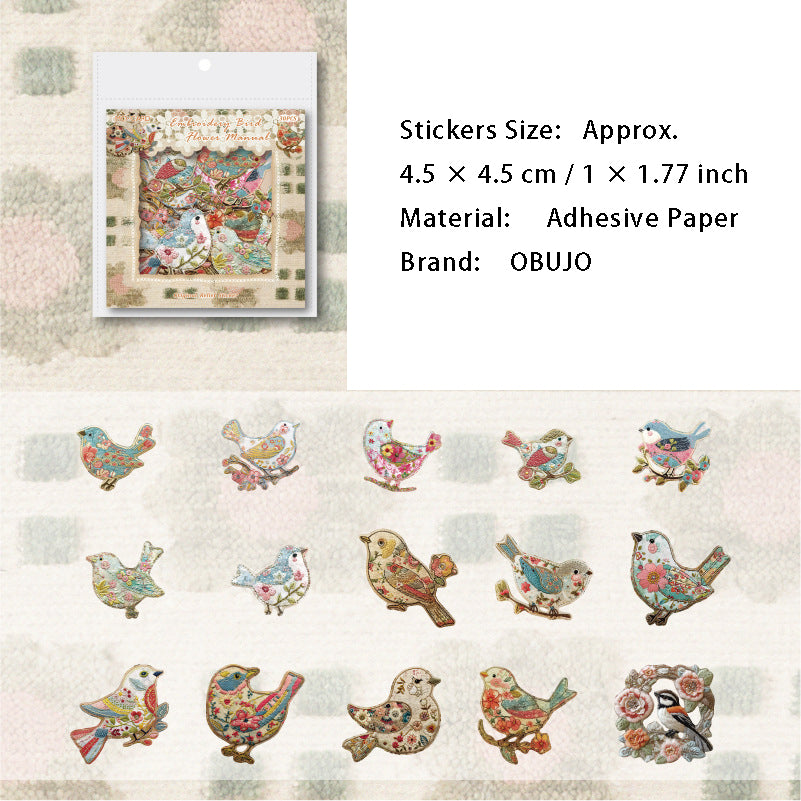 30 Pcs Creative Animal Botanical Stickers CXWY