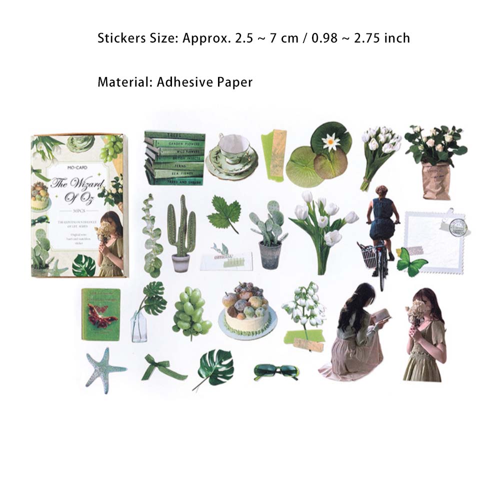 50 Pcs Girl Lifestyle Stickers SHXY