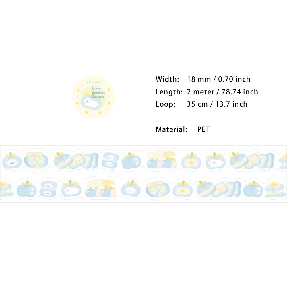 1 Roll Cute Fruit PET Tape SGTX