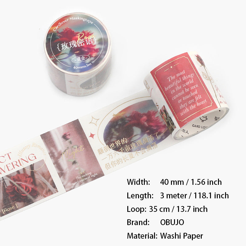 1 Roll Spring Flower Washi Tape HYJWR