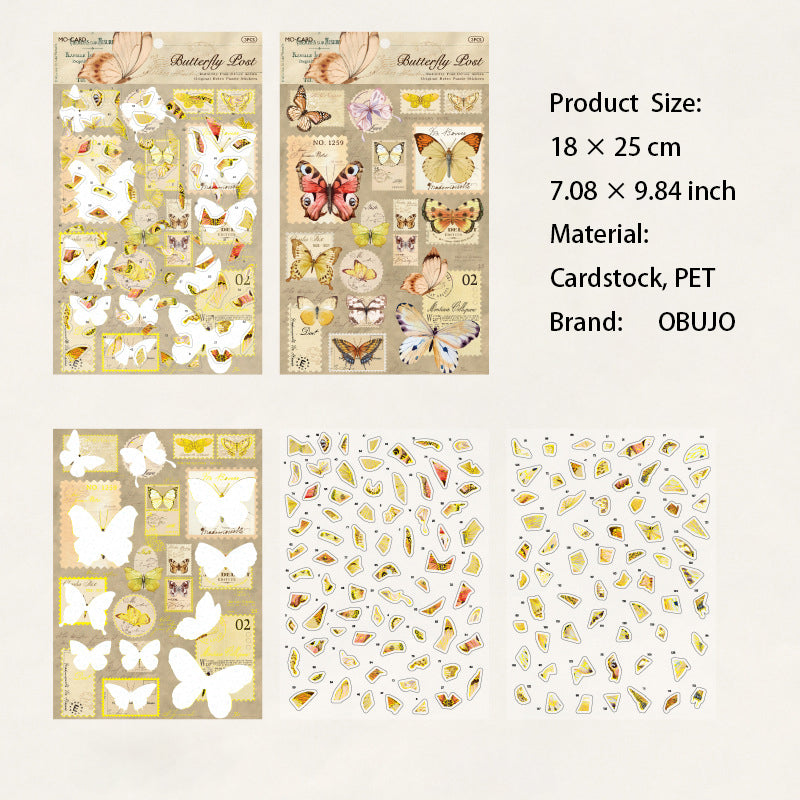 Buttefly Theme Diy Puzzle  Stickers HDYJ