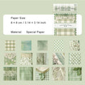 30 Pcs Fabric Texture Scrapbook Paper LCXYC