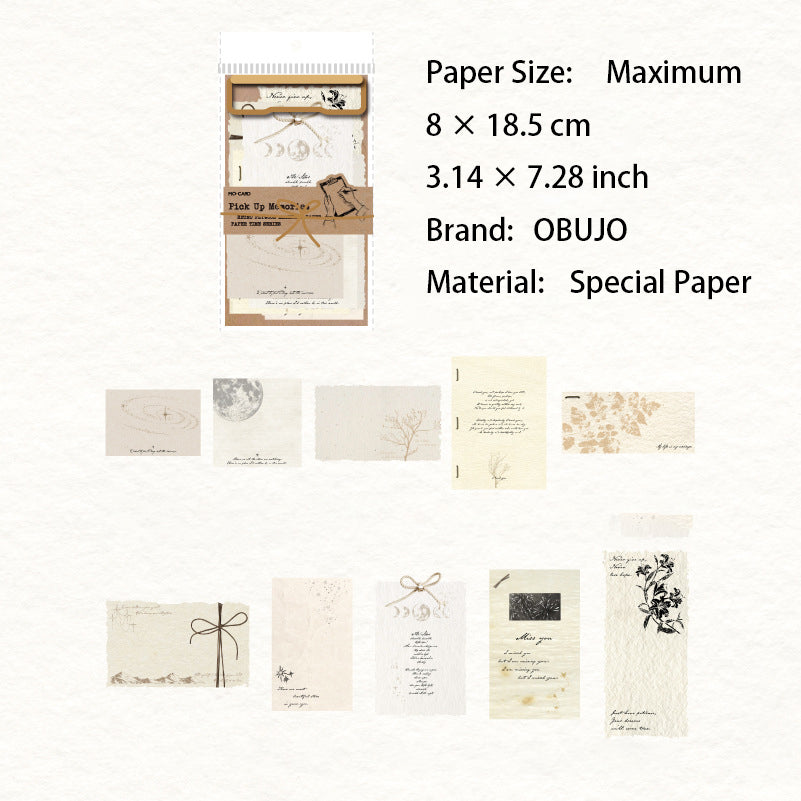 30 Pcs Basic Vintage Junk Journal Paper ZJSG