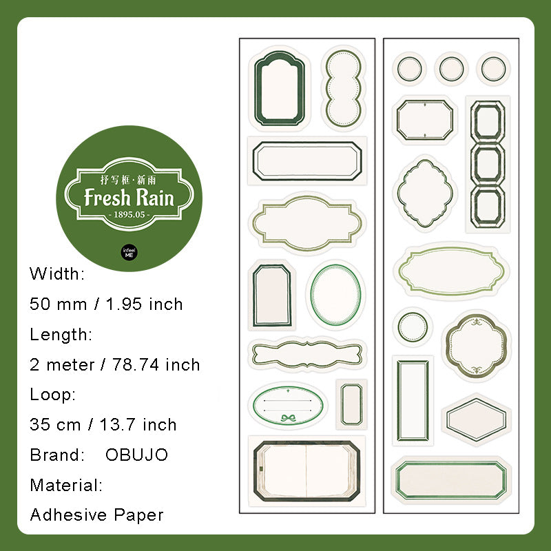 1 Roll Lable Stickers Tape For Planner SXKX