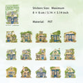 30 Pcs Cozy House PET Stickers YHRJ