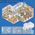 3D Shop Scene DIY Stickers Kit DPJY2
