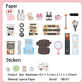 25 Pcs Lifestyle Journal Paper and Stickers Kit XXMC9