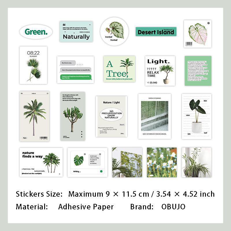 40 Pcs Aesthetic Journal Stickers XDBZ