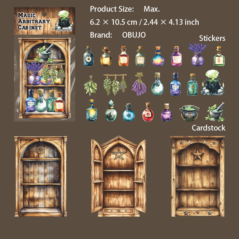 25 Pcs Magic Shelf DIY Stickers RYMFG