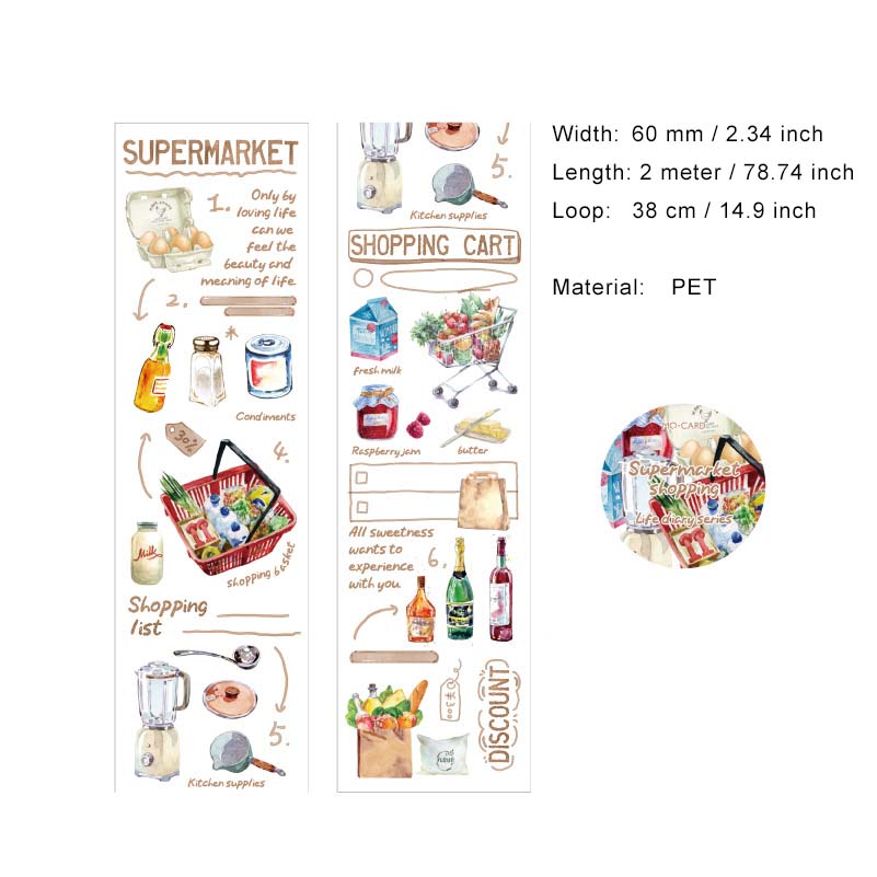 1 Roll Life Diary PET Tape SHRJ
