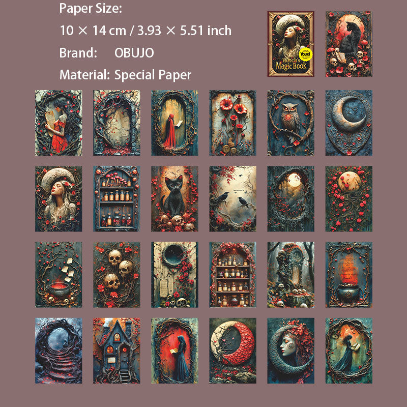 20 Sheets Magic Theme Journal Paper NWDMF