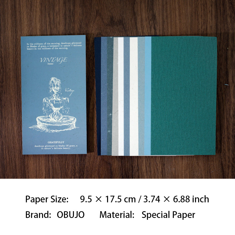 30 Sheets Basic Vintage Journal Paper HWMJ