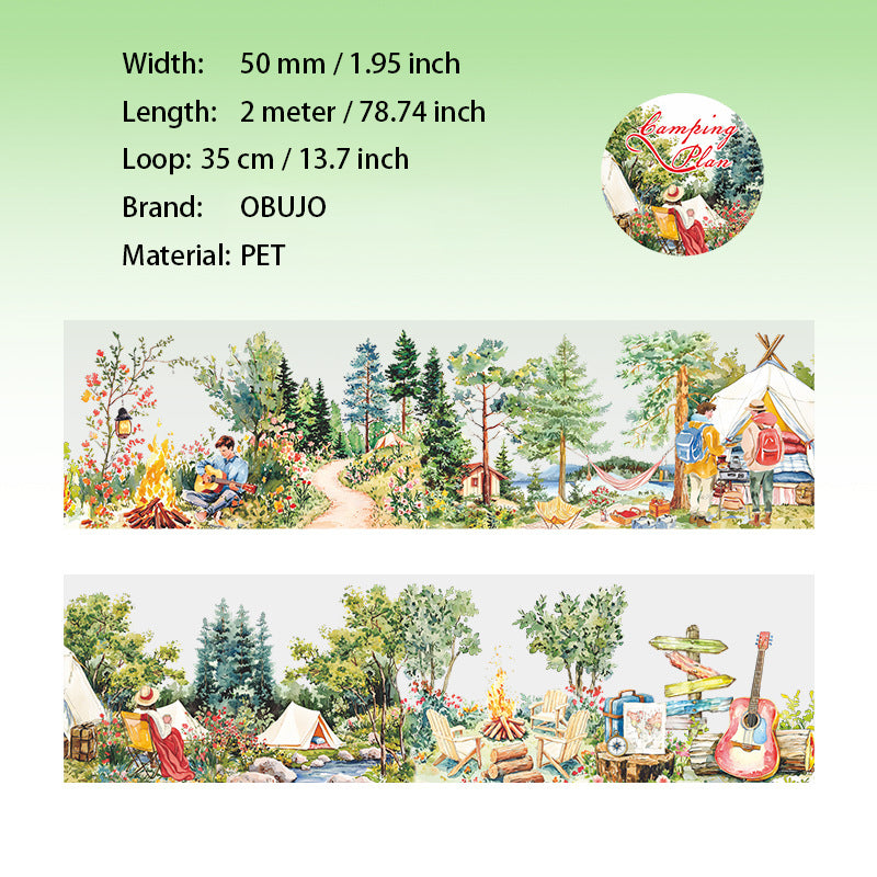 1 Roll Camping PET Tape LYJH