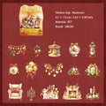 15 Pcs Christmas PET Stickres SDJXY