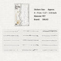 30 Pcs Sewing Themed PET Stickers FRGZS