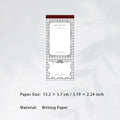 50 Sheet Vintage Pre-cut Notepad Paper TSKXYQ