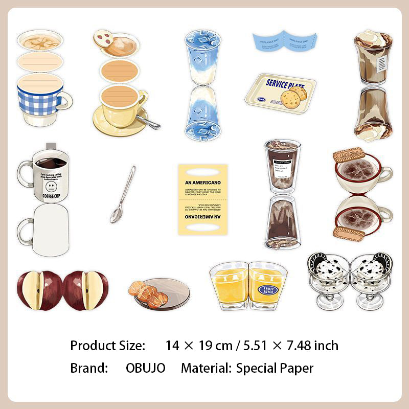 15 Pcs Convenience Store Themed Journal Paper ZMBLD