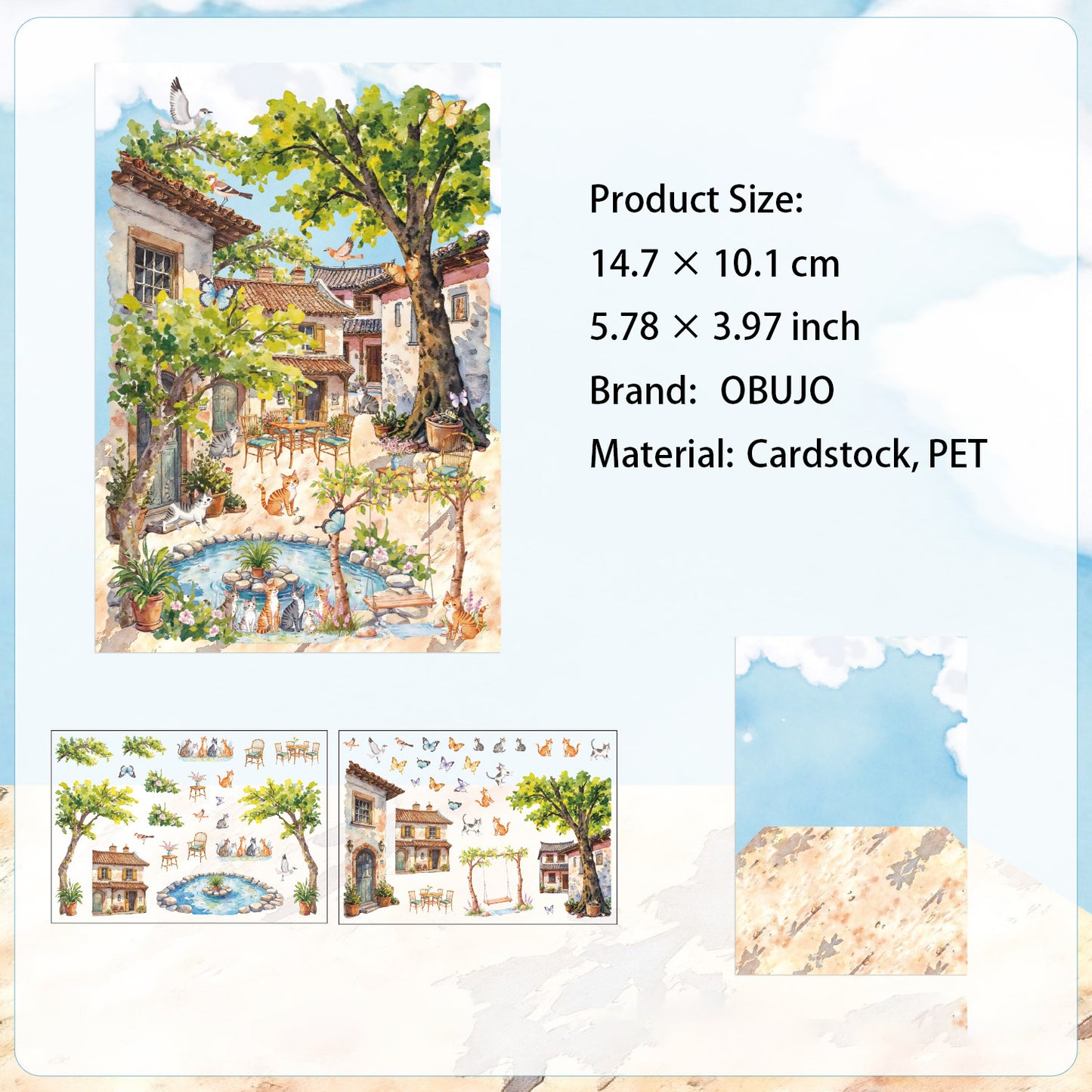 Yard Scene DIY Stickers Kit FHSJ