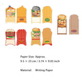 10 Sheets Food Drink Double-Side Notepad Paper KLSG