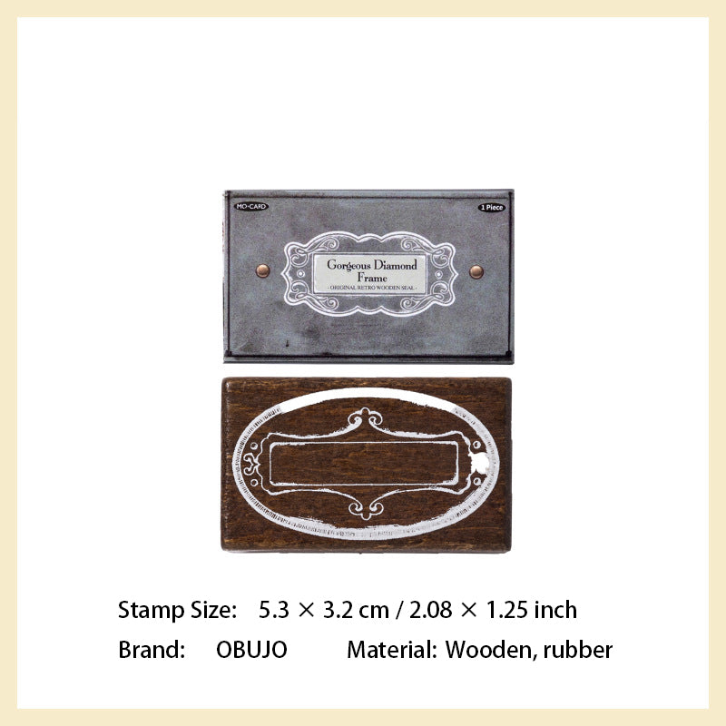 Vitnage Notepad Themed Wooden Stamp BKDAS