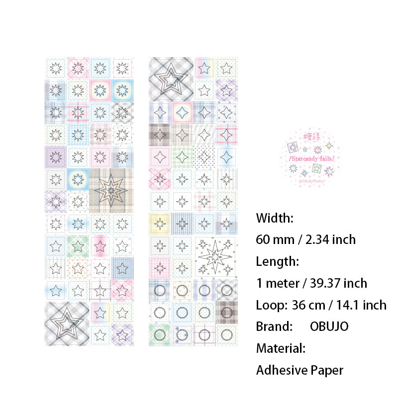 1 Roll Cute Planner Stickers Tape JCSCZ