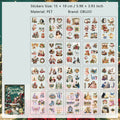 20 Sheets Christmas Stickers Book SDLX
