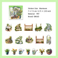 17 Pcs Garden Landscape PET Stickers YHYSJ