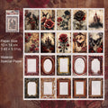 20 Pcs Gothic Scrapbook Paper and Frame SMJD
