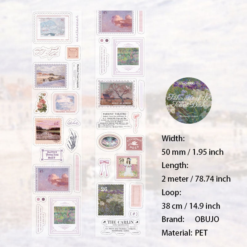 1 Roll Painting Art PET Stickers Tape MYHJ