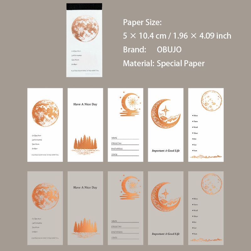 20 Pcs Aesthetic Notepad Paper XYJY