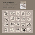20 Pcs Vintage Scrapbook Stickers PTWS