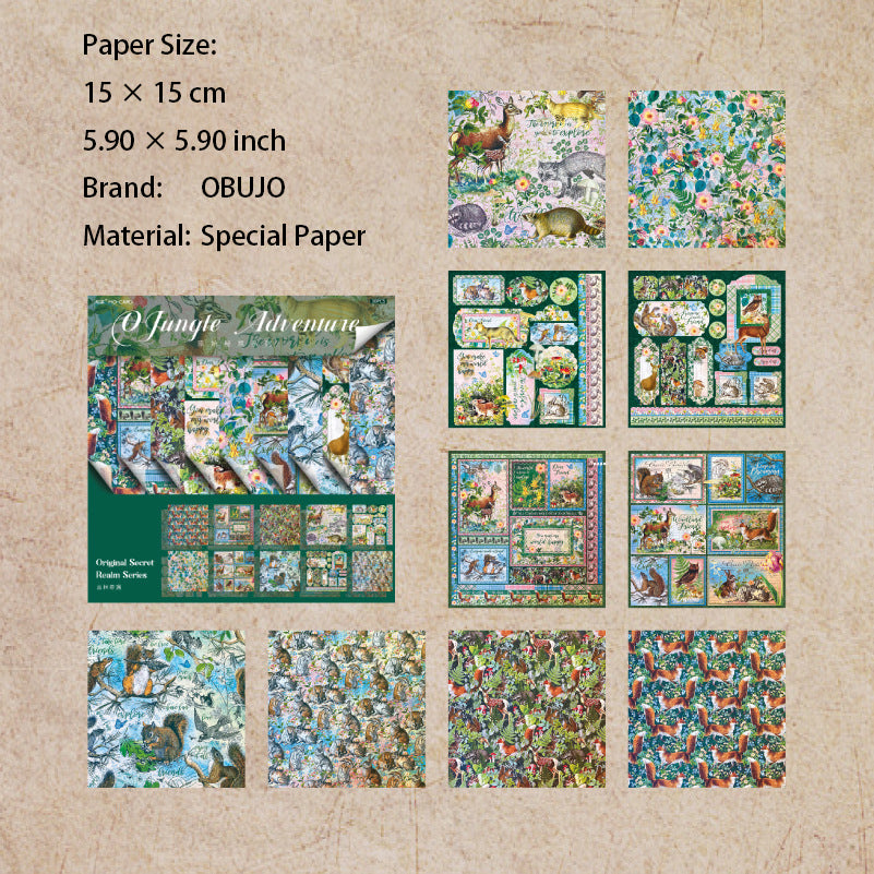 30 Pcs Wild Animal Paper Pad YSMJ