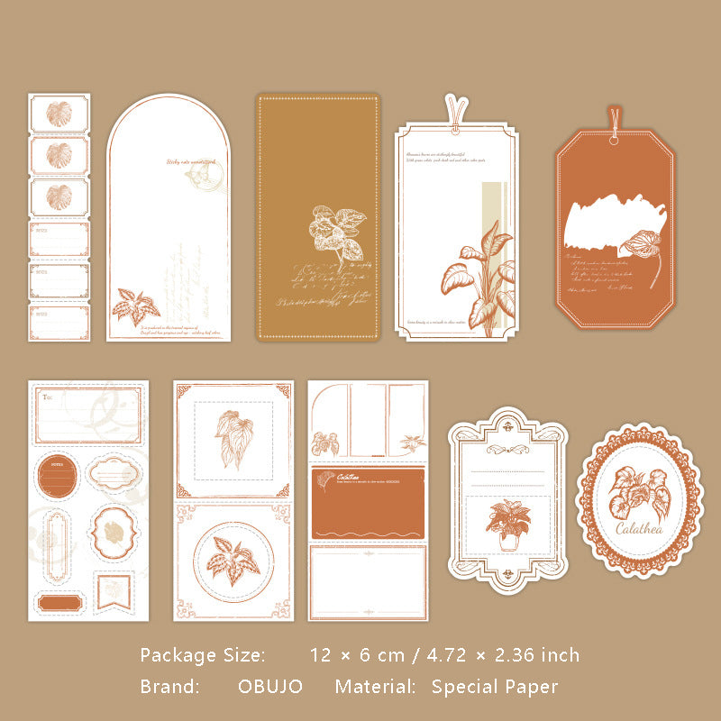 20 Pcs Vintage Notepad Paper ZWXJL