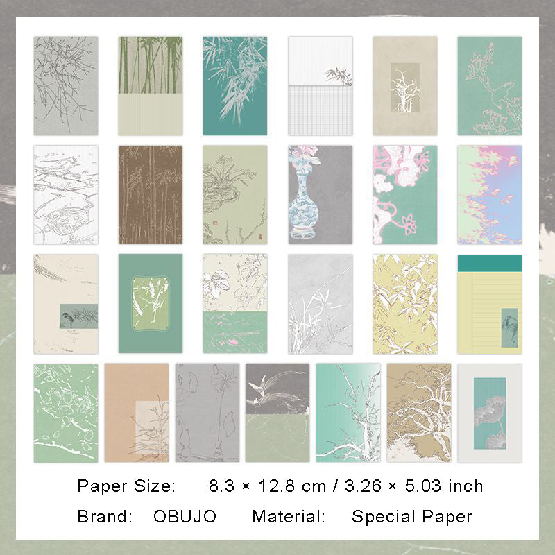 50 Pcs Creative Scrapbook Paper XDSQ