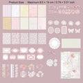 126 Pcs Lace Theme Scrapbook Supplies Kit SHDSJ