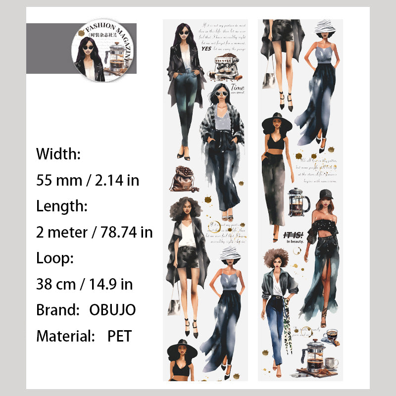 1 Roll Urban Girl PET Tape SZZZS