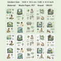 20 Sheets Daily Life Stickers Book XQXX