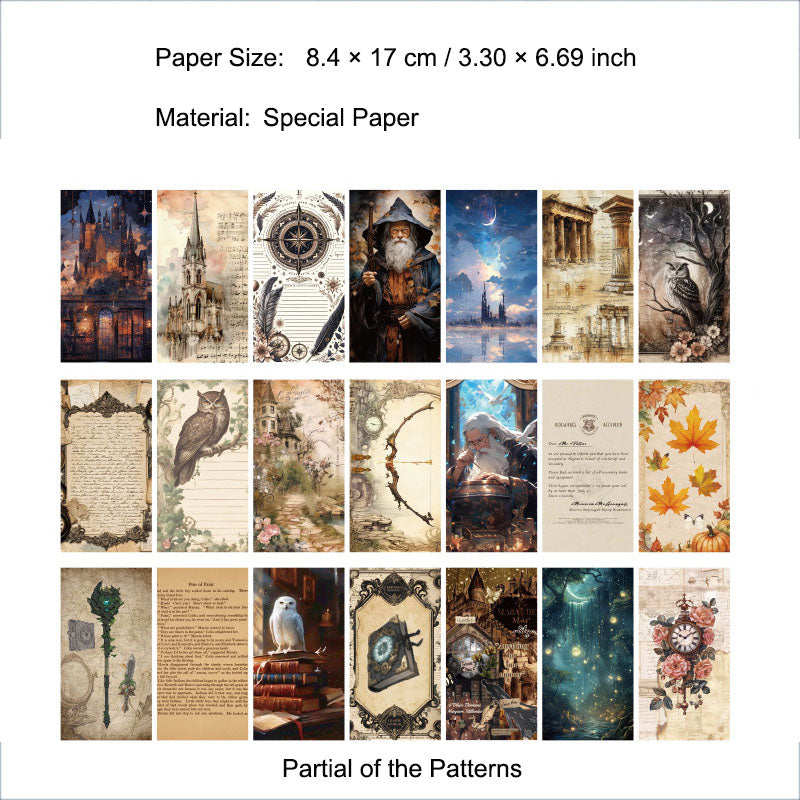 100 Pcs Vintage Junk Journal Paper PTYS