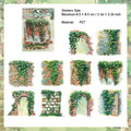 10 Pcs Garden Vine PET Stickers MMHY