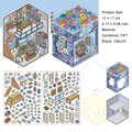3D Shop Scene Diy Stickers Kit JRYYZ